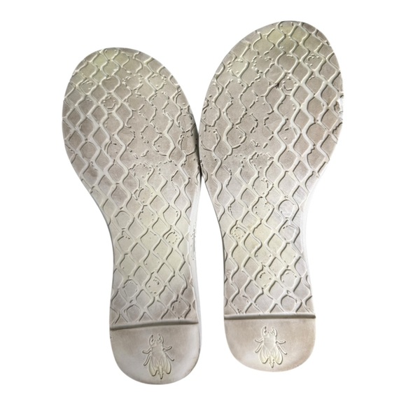 FLY London WIG Back Black Leather Open Toe Wedge Sandals Women’s 7.5 # 143672000 - Picture 9 of 12